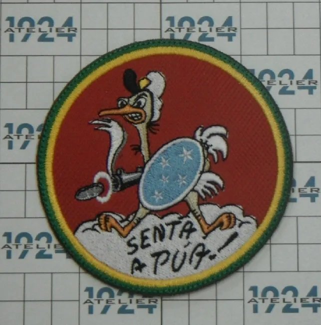 WWII patch set pilot jacket senta a pua Brazilian Expeditionary Force 1º GAvCa - Image 3