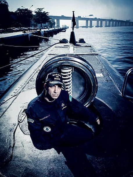 Submarine Warfare OFFICER Leather Name Tag - BRAZIL NAVY - Image 5