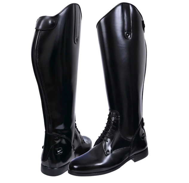 1x Rugged Leather Knee-High Riding Boots – Brazilian Army Military Equestrian - Image 2