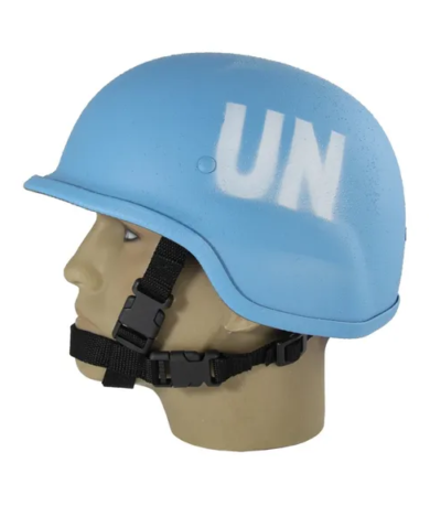 UN HELMET United Nations Peacekeepers Blue Militar REPRODUCTION