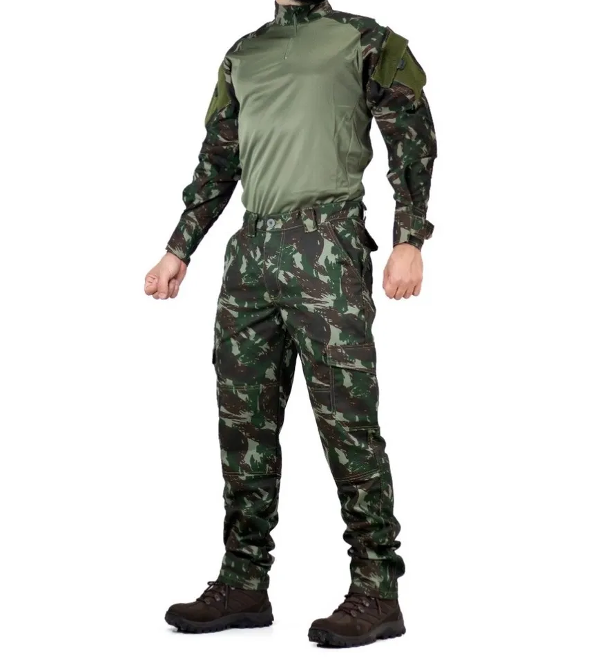 1x BRAZILIAN ARMY ISSUED TACTICAL COMBAT UNIFORM JACKET AND TROUSER NEW