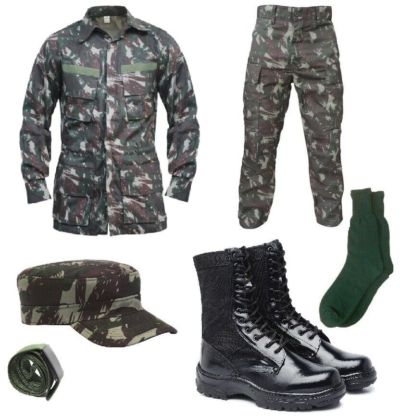 Brazilian army military uniform set lizard camouflage - LATE MODEL