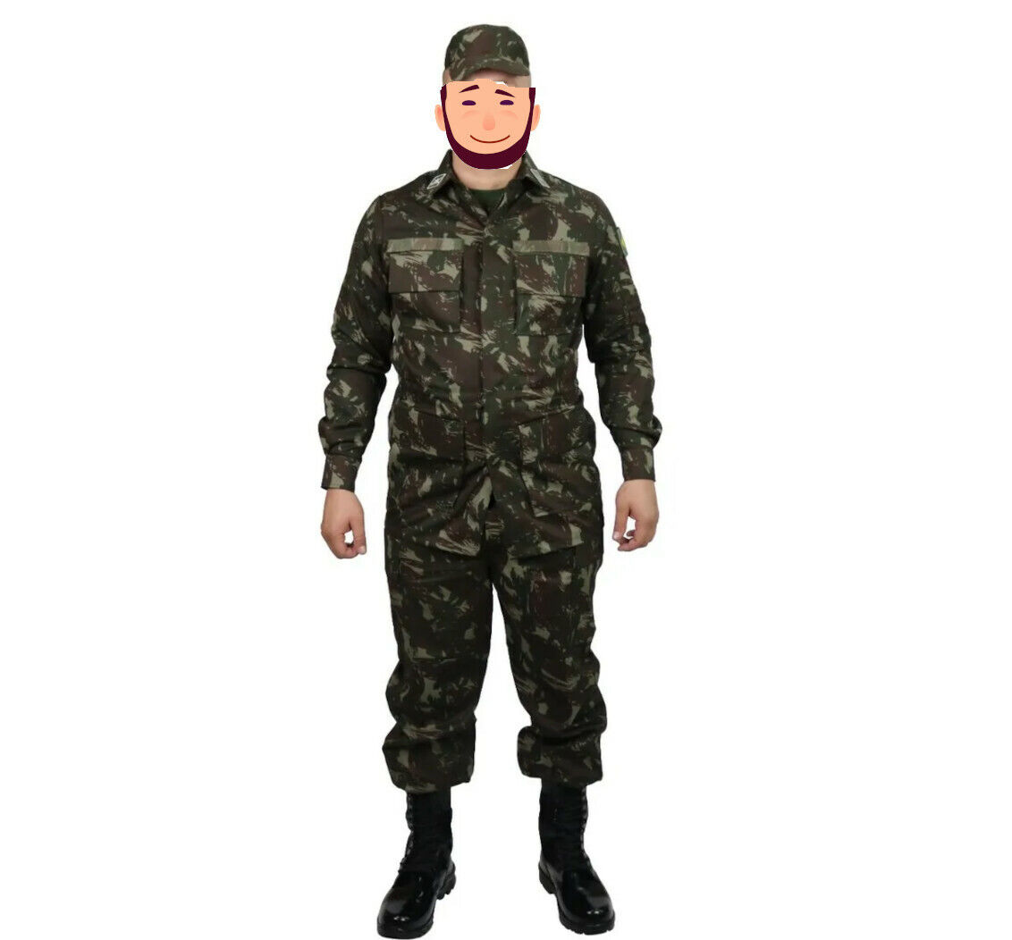 Brazilian army military uniform set lizard camouflage - LATE MODEL - Image 3