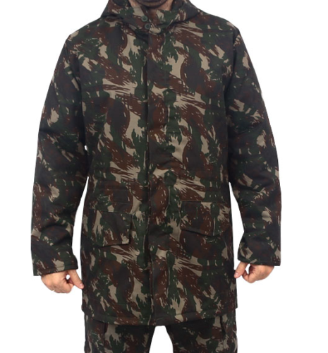 1x Original Windproof Military Parka – Brazilian Army Forest Combat Jacket - Image 8