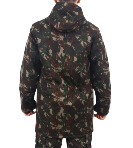 1x Original Windproof Military Parka – Brazilian Army Forest Combat Jacket - Image 9