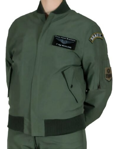 brazilian air force military flight jacket