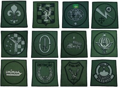 1x Authentic Brazilian Military qualification Chest Uniform Patch – New Model