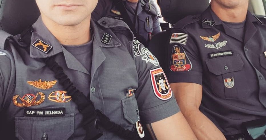 shoulder divisional PATCH SAO PAULO MILITARY POLICE PATROL FORCE EMBROIDERED - Image 3