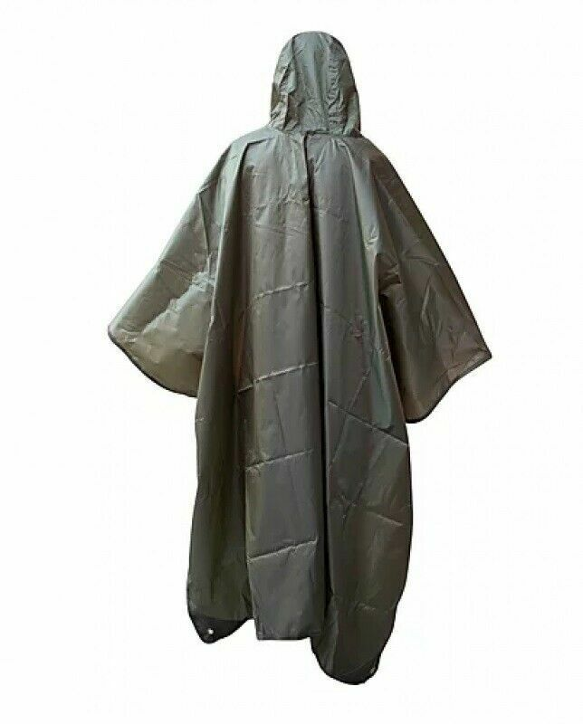 Battle-Ready Waterproof Poncho – Brazilian Army Military Issue - Image 5