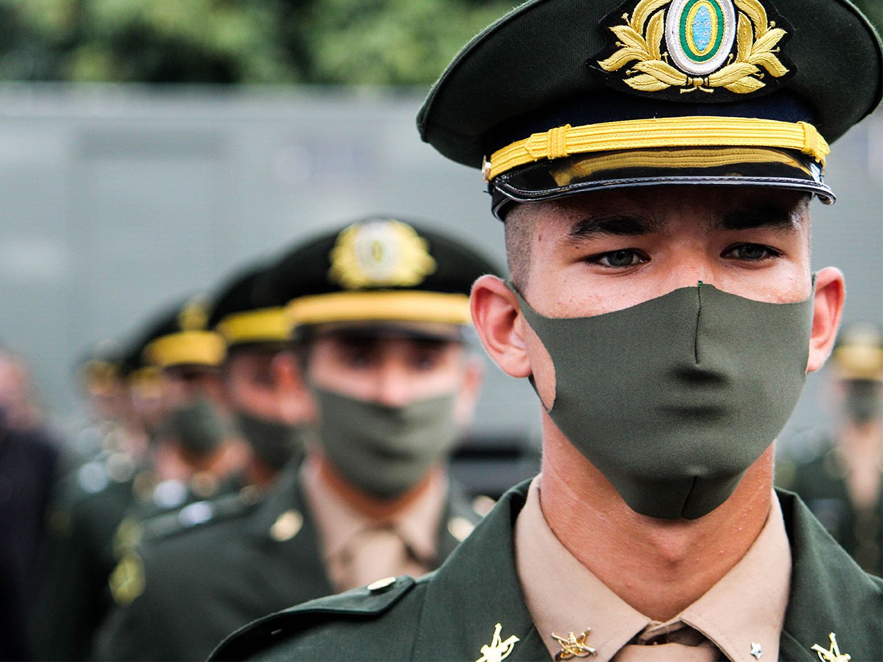 Original Sergeant Peaked Hat – Brazilian Army Dress Uniform Cap - Image 3