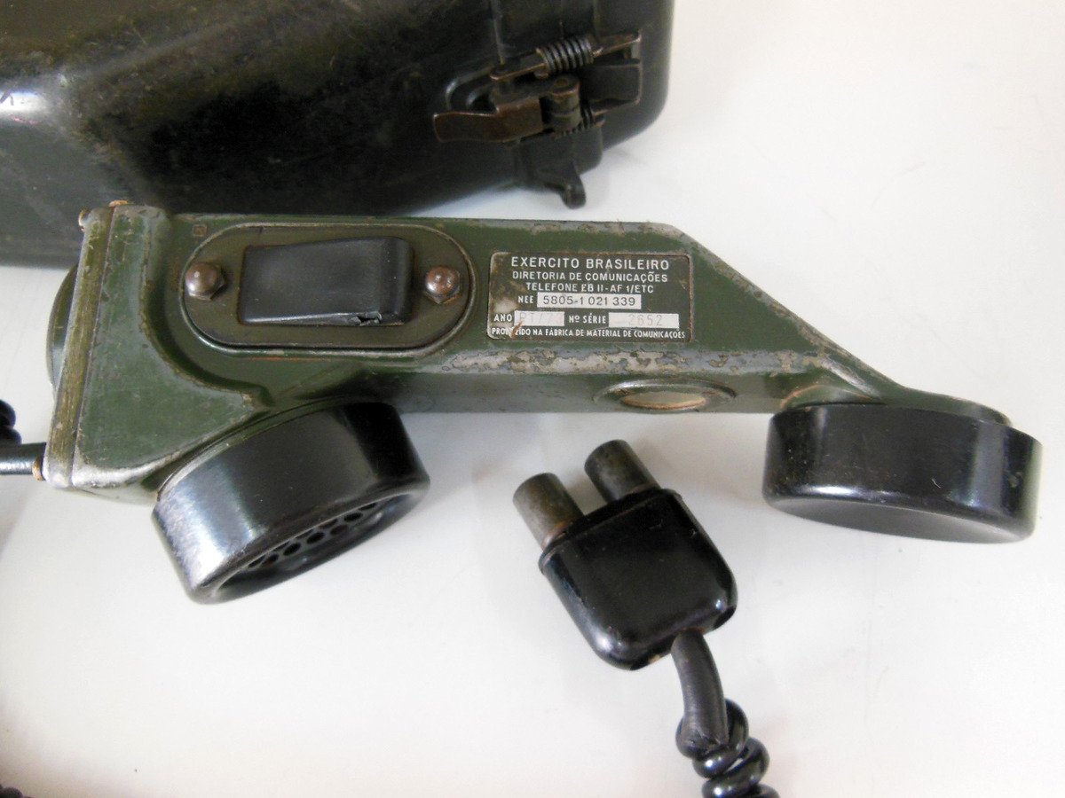 Field Telephone TA-1 PT/ AF1 military Brazil - Image 8