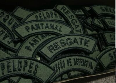 1x PATCH Authentic Brazilian army Divisional Shoulder Patch – Camo Uniform - 2ND MODEL